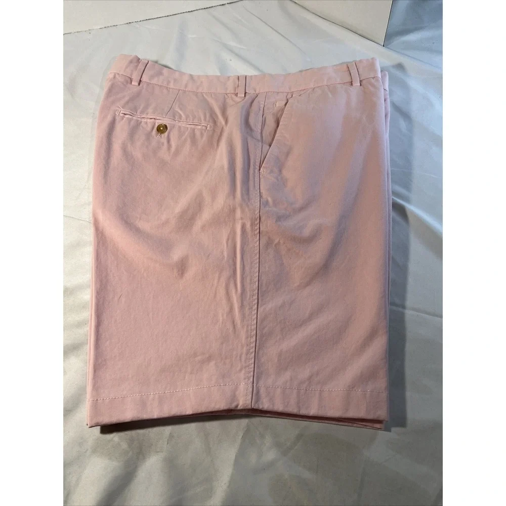 J McLAUGHLIN Men's Pink Flat Front Chino Shorts‎ Size 40
